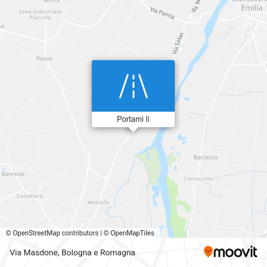 Mappa Via Masdone