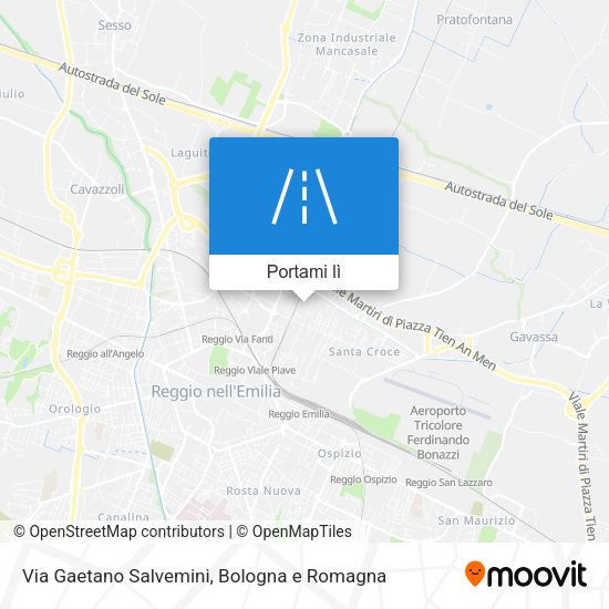 Mappa Via Gaetano Salvemini