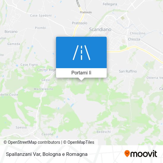 Mappa Spallanzani Var
