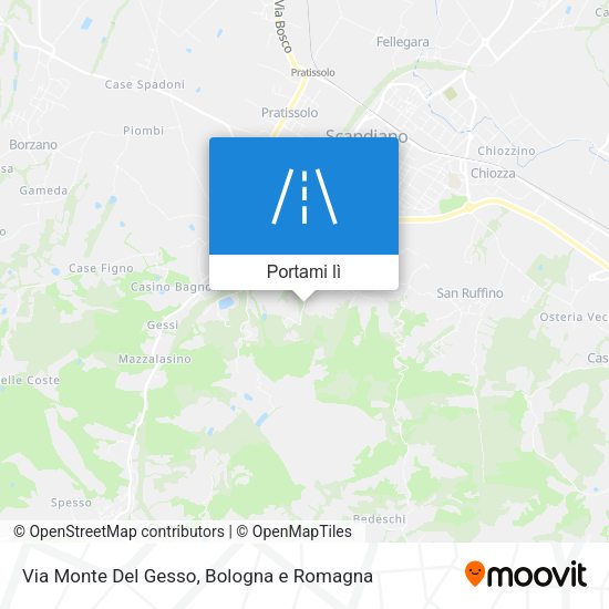 Mappa Via Monte Del Gesso