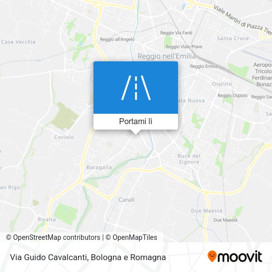 Mappa Via Guido Cavalcanti