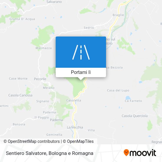 Mappa Sentiero Salvatore