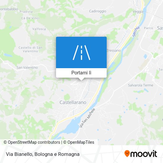 Mappa Via Bianello