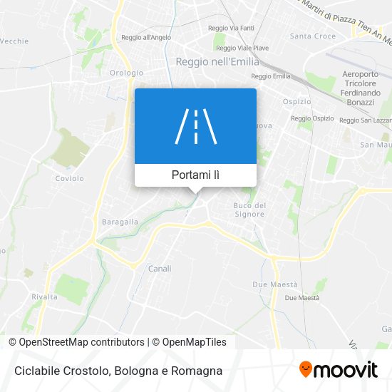 Mappa Ciclabile Crostolo