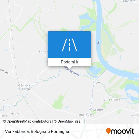 Mappa Via Fabbrica