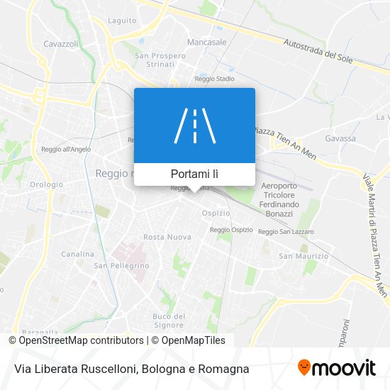 Mappa Via Liberata Ruscelloni