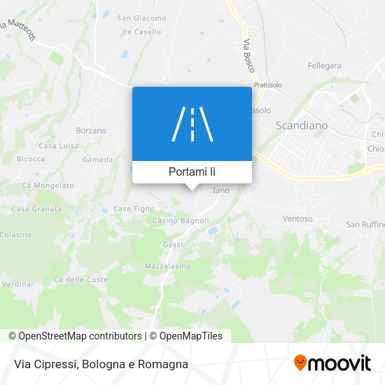 Mappa Via Cipressi