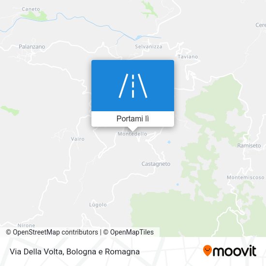 Mappa Via Della Volta