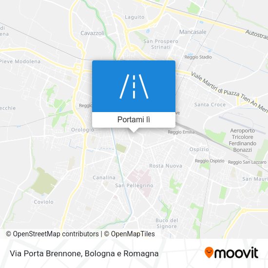 Mappa Via Porta Brennone