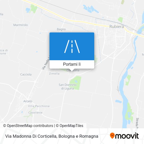 Mappa Via Madonna Di Corticella