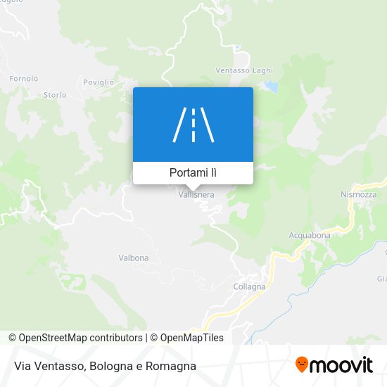 Mappa Via Ventasso