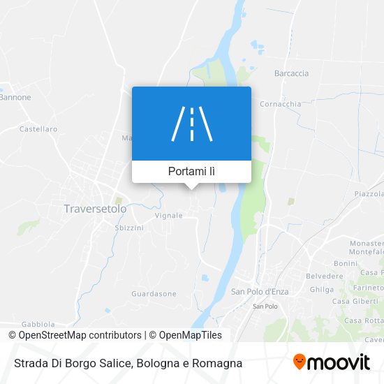 Mappa Strada Di Borgo Salice
