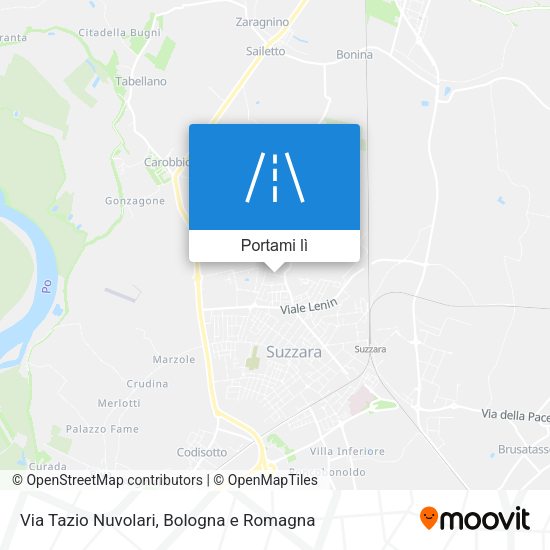 Mappa Via Tazio Nuvolari