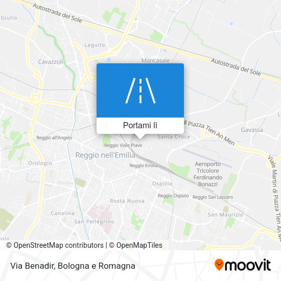 Mappa Via Benadir