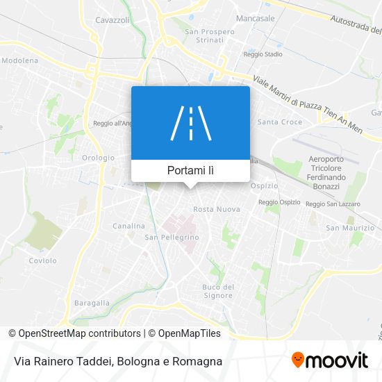 Mappa Via Rainero Taddei