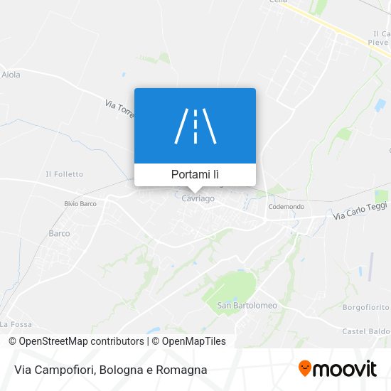 Mappa Via Campofiori