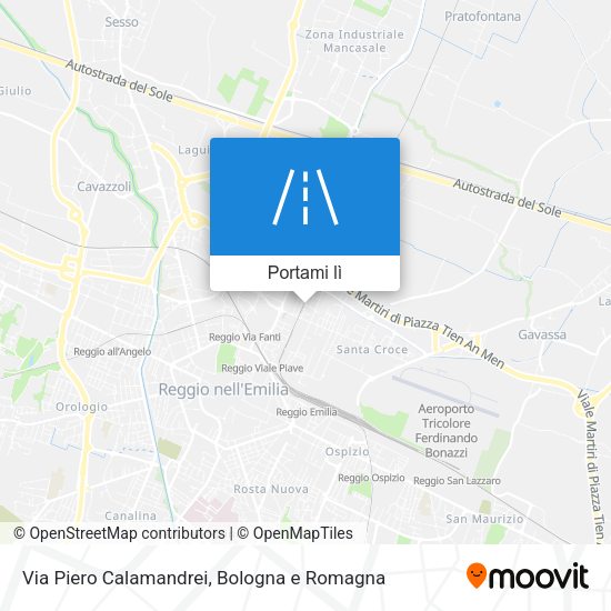 Mappa Via Piero Calamandrei