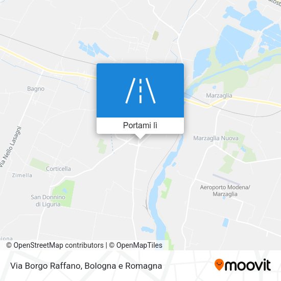 Mappa Via Borgo Raffano