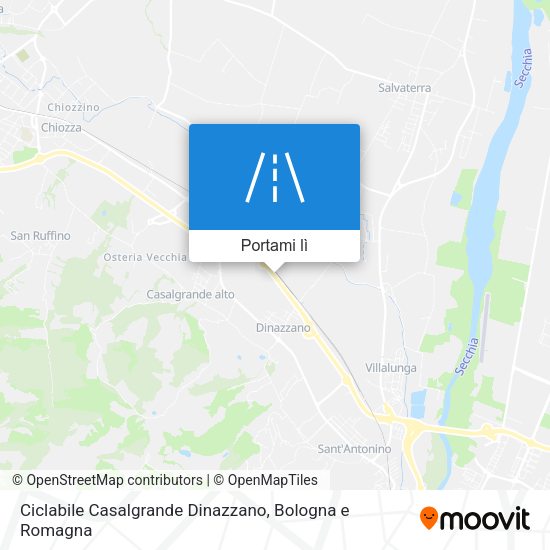 Mappa Ciclabile Casalgrande Dinazzano