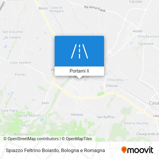 Mappa Spiazzo Feltrino Boiardo