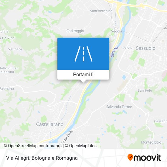 Mappa Via Allegri