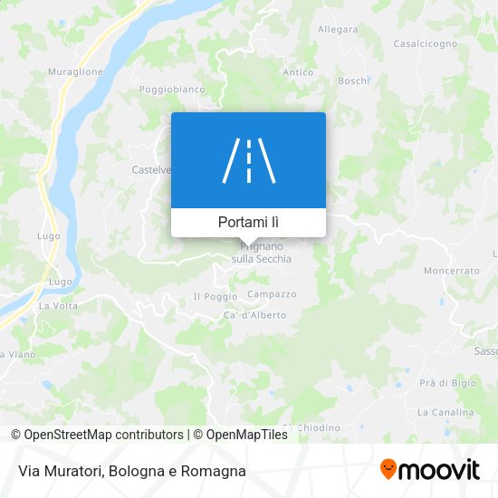 Mappa Via Muratori