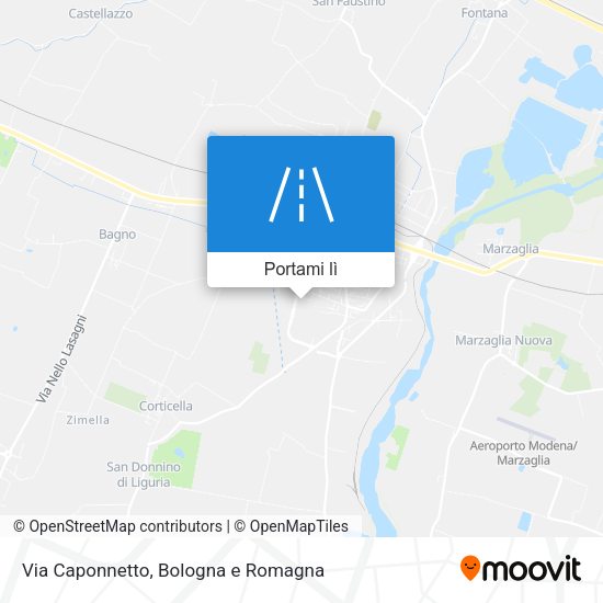 Mappa Via Caponnetto