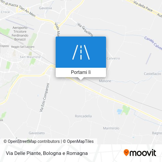 Mappa Via Delle Piante