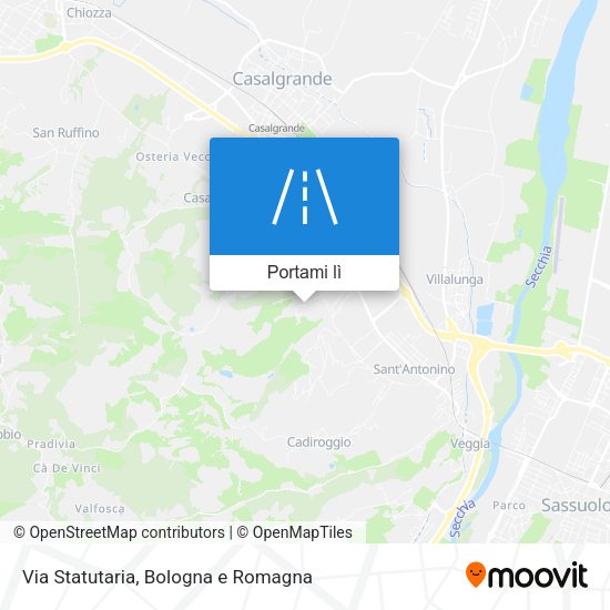 Mappa Via Statutaria