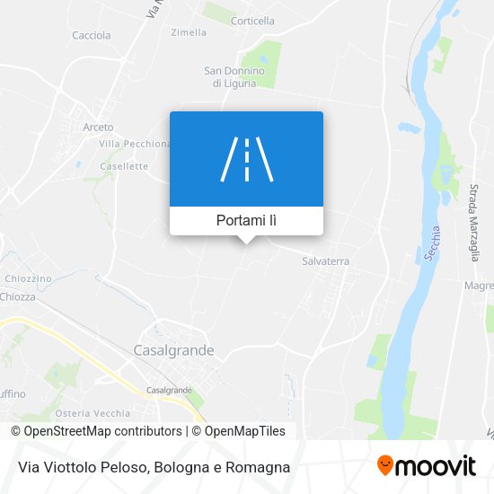 Mappa Via Viottolo Peloso