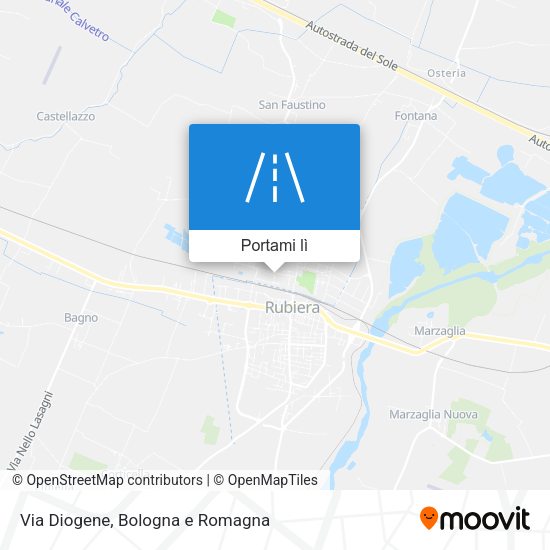 Mappa Via Diogene
