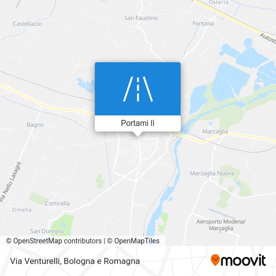 Mappa Via Venturelli