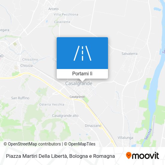 Mappa Piazza Martiri Della Libertà