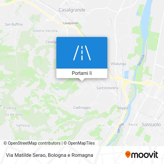 Mappa Via Matilde Serao