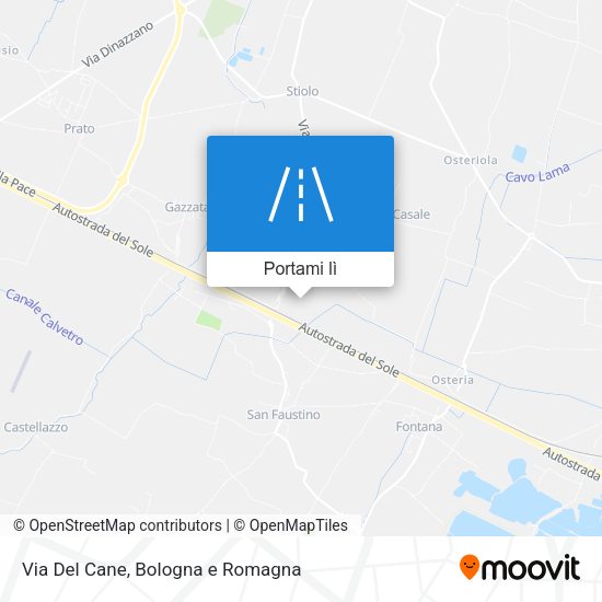 Mappa Via Del Cane