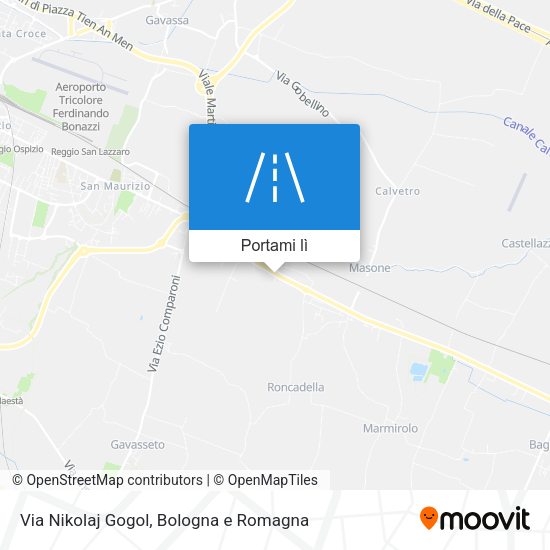 Mappa Via Nikolaj Gogol