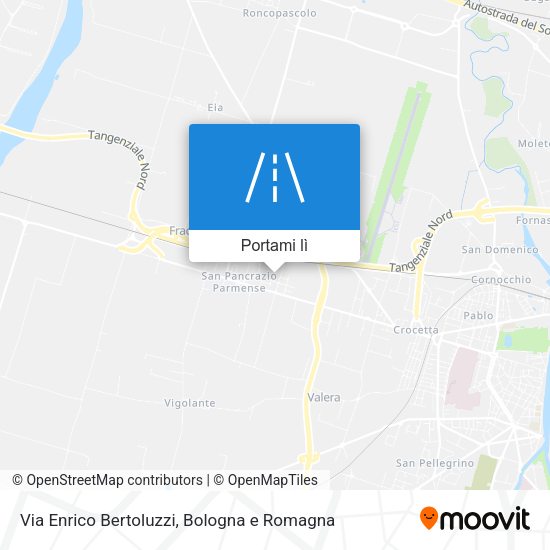 Mappa Via Enrico Bertoluzzi