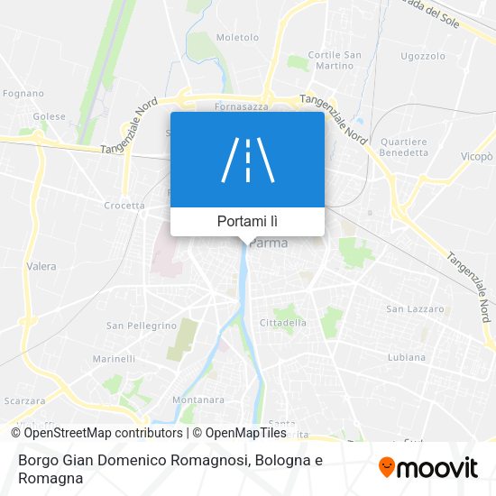 Mappa Borgo Gian Domenico Romagnosi