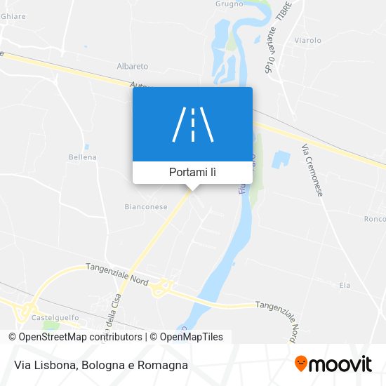 Mappa Via Lisbona