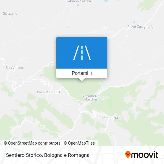 Mappa Sentiero Storico