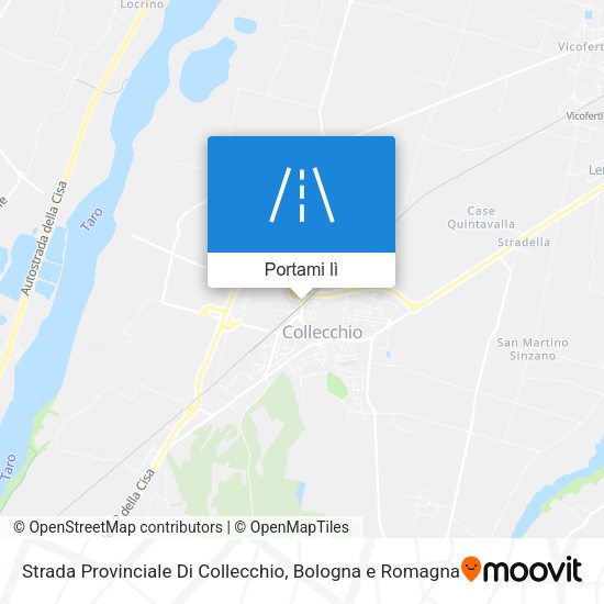 Mappa Strada Provinciale Di Collecchio
