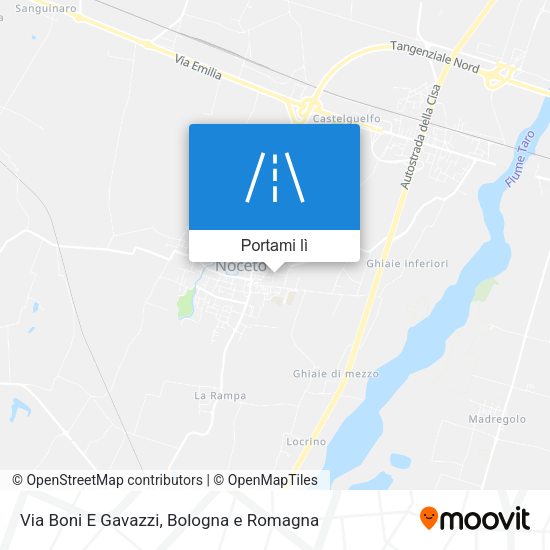 Mappa Via Boni E Gavazzi