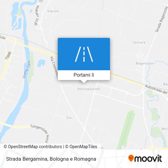 Mappa Strada Bergamina