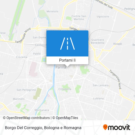 Mappa Borgo Del Correggio