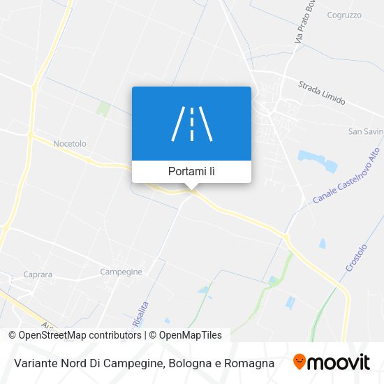 Mappa Variante Nord Di Campegine