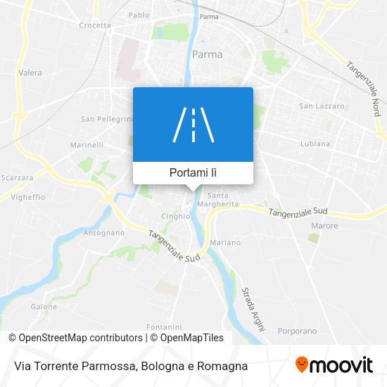 Mappa Via Torrente Parmossa