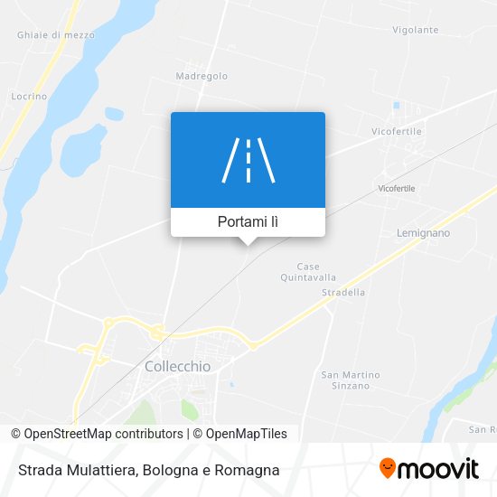 Mappa Strada Mulattiera