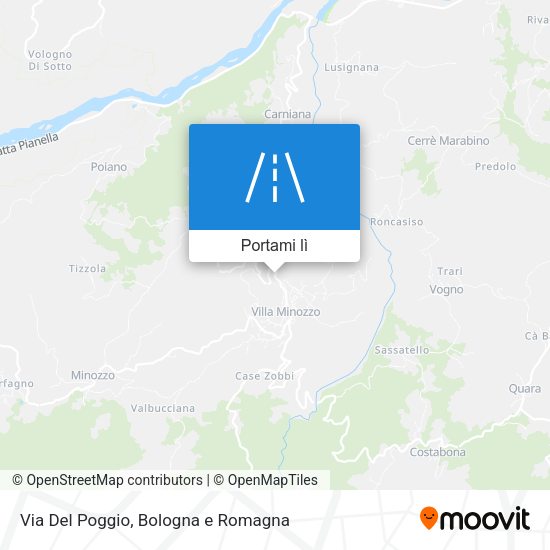 Mappa Via Del Poggio