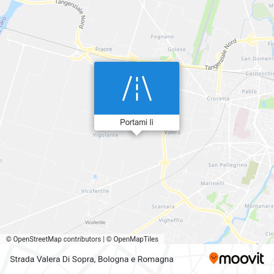 Mappa Strada Valera Di Sopra