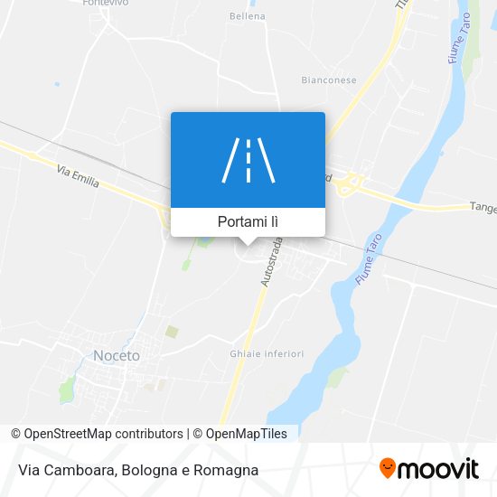 Mappa Via Camboara